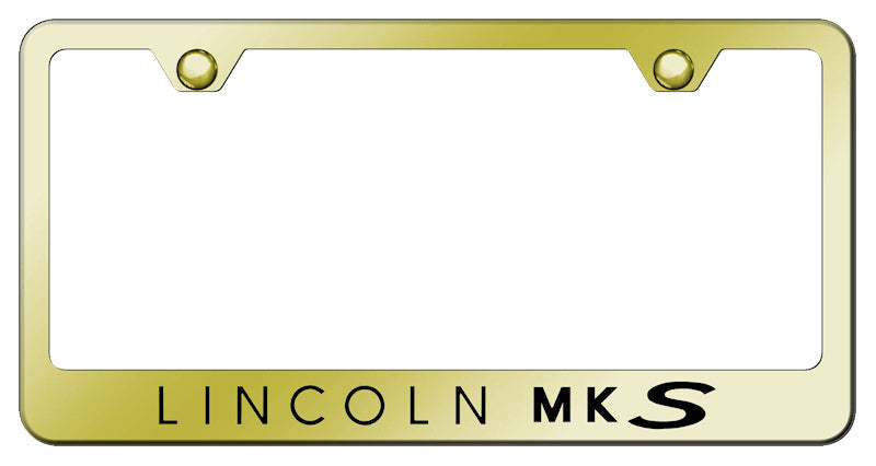 MKS Stainless Steel Frame - Laser Etched Gold