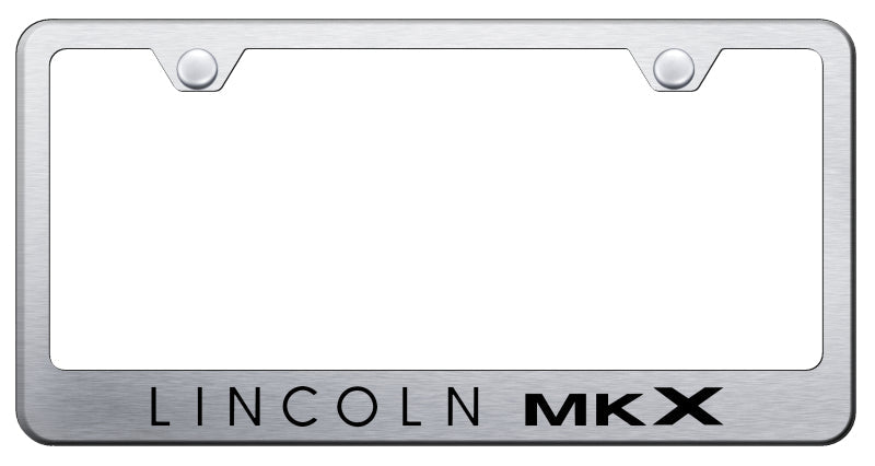 MKX Stainless Steel Frame - Laser Etched Brushed