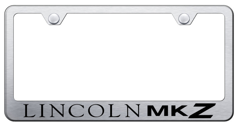 MKZ Stainless Steel Frame - Laser Etched Brushed