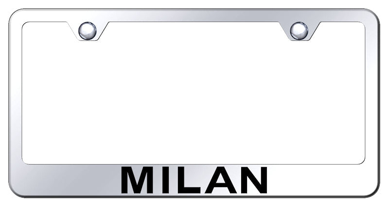 MLN Stainless Steel Frame - Laser Etched Mirrored