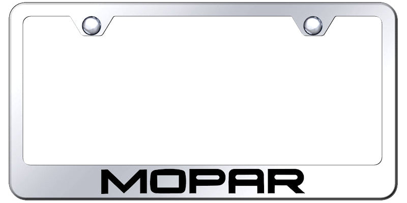 Mopar Stainless Steel Frame - Laser Etched Mirrored