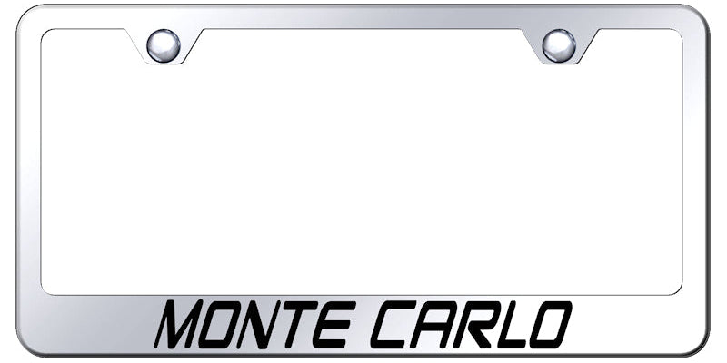 Monte Carlo Stainless Steel Frame - Laser Etched Mirrored