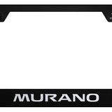 Murano Stainless Steel Frame - Laser Etched Black