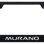 Murano Stainless Steel Frame - Laser Etched Rugged Black