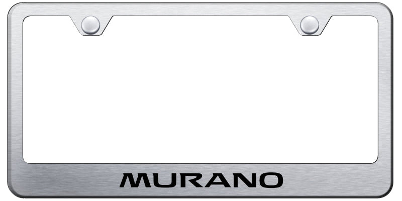 Murano Stainless Steel Frame - Laser Etched Brushed