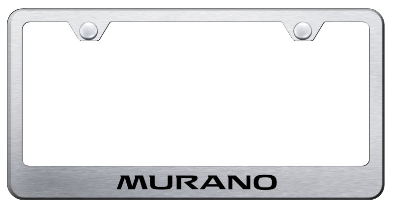 Murano Stainless Steel Frame - Laser Etched Brushed