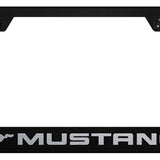 Mustang Stainless Steel Frame - Laser Etched Black