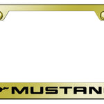 Mustang Stainless Steel Frame - Laser Etched Gold