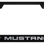 Mustang 45th Anniversary Stainless Frame - Etched Black