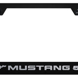 Mustang 5.0 Stainless Steel Frame - Laser Etched Black