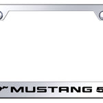 Mustang 5.0 Stainless Steel Frame - Laser Etched Mirrored