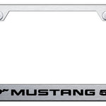 Mustang 5.0 Stainless Steel Frame - Laser Etched Brushed