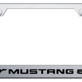 Mustang 5.0 Stainless Steel Frame - Laser Etched Brushed