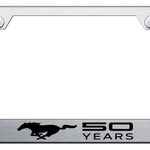 Mustang 50 Years Stainless Steel Frame - Etched Brushed