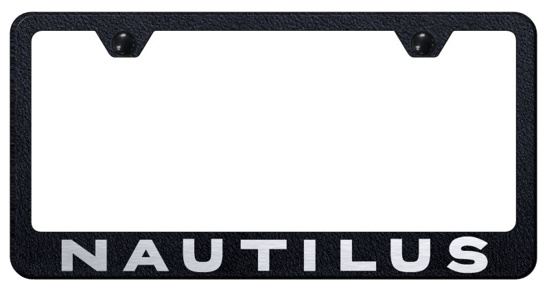 Nautilus Stainless Steel Frame - Laser Etched Rugged Black