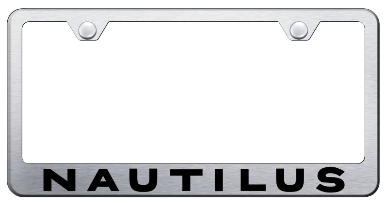 Nautilus Stainless Steel Frame - Laser Etched Brushed