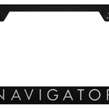 Navigator Stainless Steel Frame - Laser Etched Black