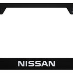 Nissan Stainless Steel Frame - Laser Etched Black