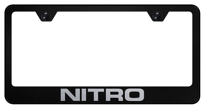 Nitro Stainless Steel Frame - Laser Etched Black