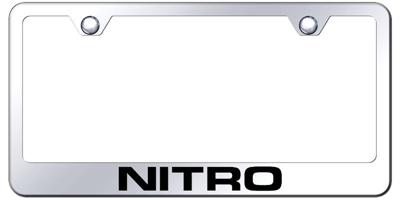 Nitro Stainless Steel Frame - Laser Etched Mirrored