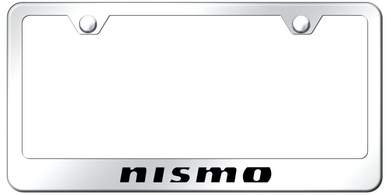 Nismo Stainless Steel Frame - Laser Etched Mirrored