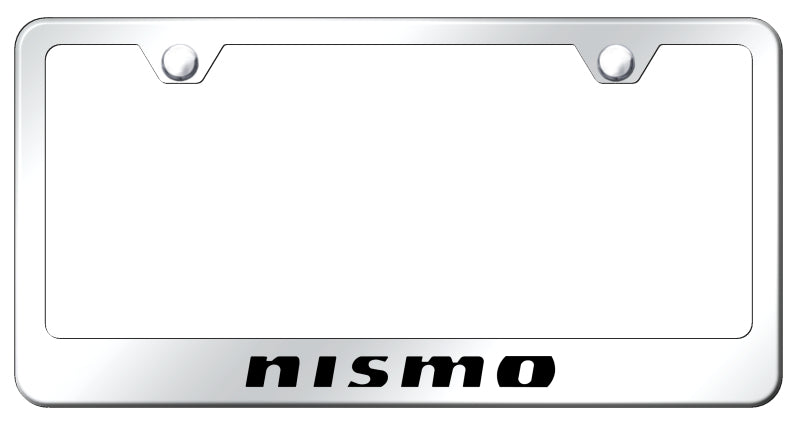 Nismo Stainless Steel Frame - Laser Etched Mirrored