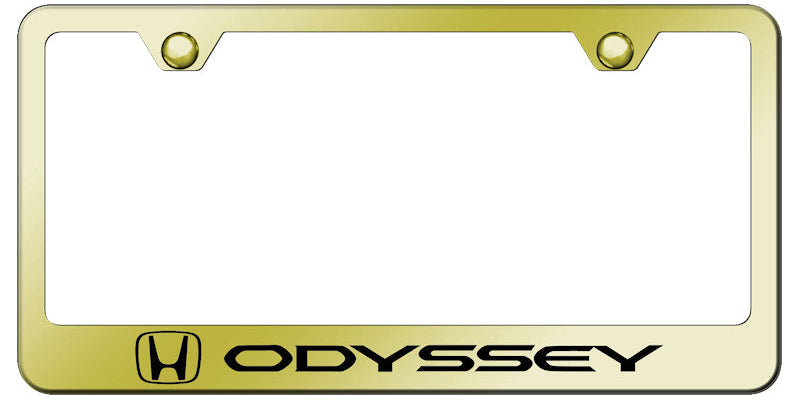 Odyssey Stainless Steel Frame - Laser Etched Gold