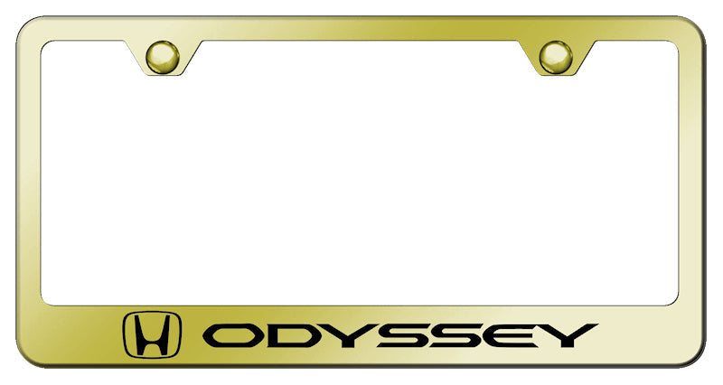 Odyssey Stainless Steel Frame - Laser Etched Gold