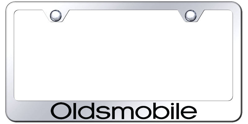 Oldsmobile Stainless Steel Frame - Laser Etched Mirrored