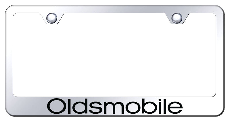 Oldsmobile Stainless Steel Frame - Laser Etched Mirrored