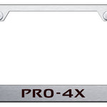 Pro-4X Stainless Steel Frame - Laser Etched Brushed