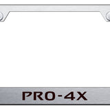 Pro-4X Stainless Steel Frame - Laser Etched Brushed