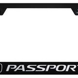 Passport Stainless Steel Frame - Laser Etched Black