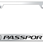 Passport Stainless Steel Frame - Laser Etched Mirrored