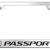 Passport Stainless Steel Frame - Laser Etched Mirrored