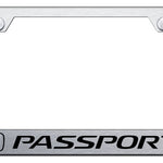 Passport Stainless Steel Frame - Laser Etched Brushed