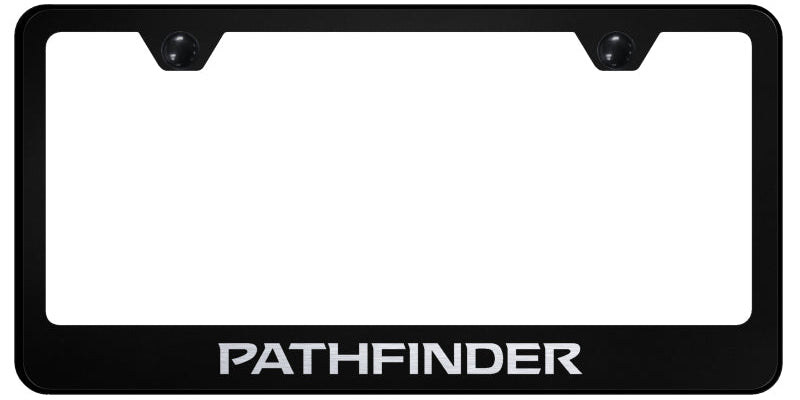 Pathfinder Stainless Steel Frame - Laser Etched Black