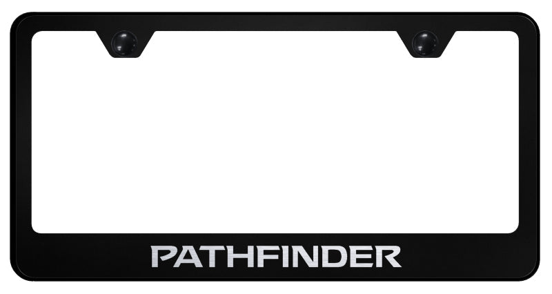 Pathfinder Stainless Steel Frame - Laser Etched Black