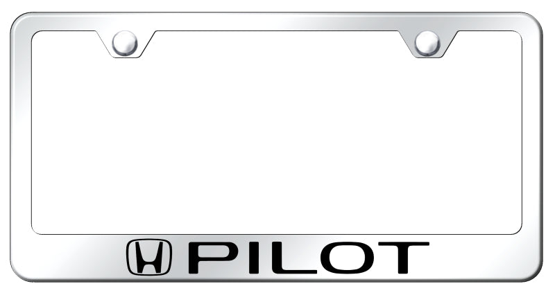 Pilot Stainless Steel Frame - Laser Etched Mirrored