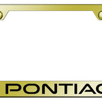 Pontiac Stainless Steel Frame - Laser Etched Gold