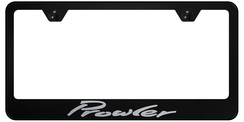 Prowler Stainless Steel Frame - Laser Etched Black