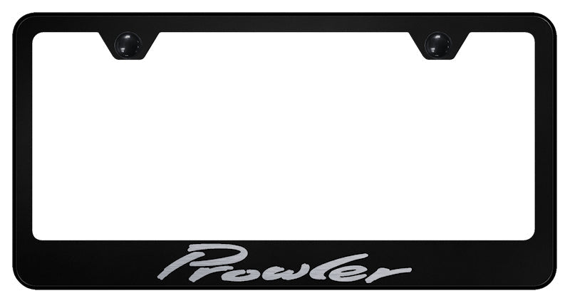 Prowler Stainless Steel Frame - Laser Etched Black