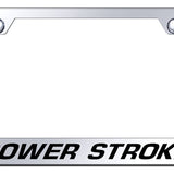 Powerstroke Stainless Steel Frame - Laser Etched Mirrored