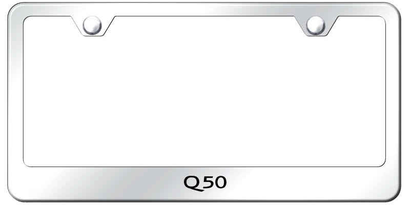 Q50 Stainless Steel Frame - Laser Etched Mirrored