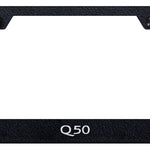 Q50 Stainless Steel Frame - Laser Etched Rugged Black