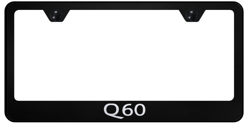 Q60 Stainless Steel Frame - Laser Etched Black