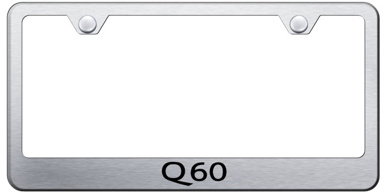 Q60 Stainless Steel Frame - Laser Etched Brushed