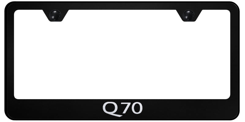 Q70 Stainless Steel Frame - Laser Etched Black