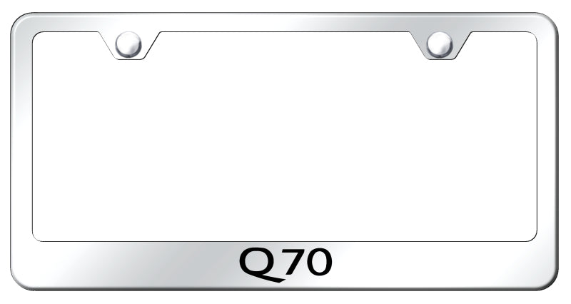 Q70 Stainless Steel Frame - Laser Etched Mirrored