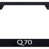 Q70 Stainless Steel Frame - Laser Etched Rugged Black